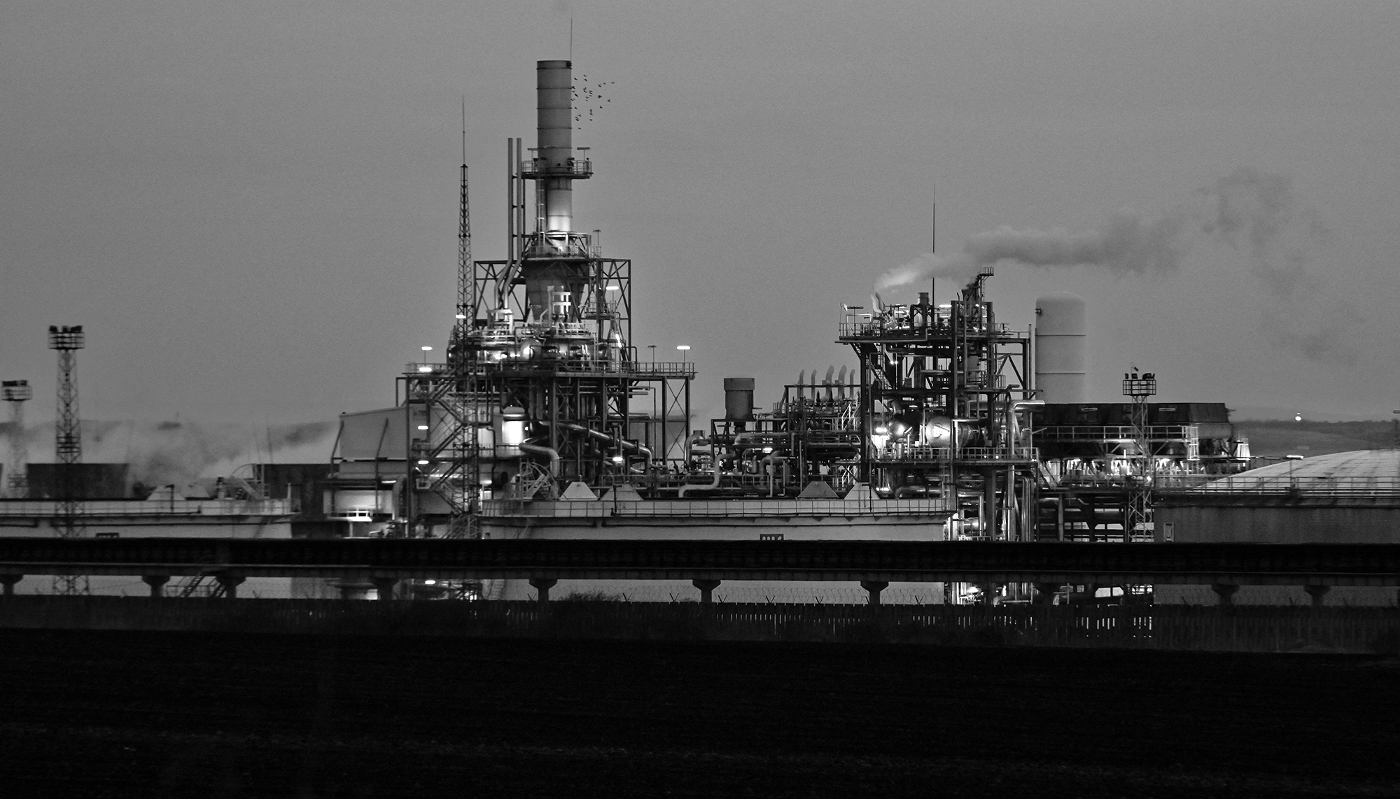 La raffinerie bulgare de Lukoil, Lukoil Neftohim Burgas, à proximité de Burgas, sur les rives de la mer Noire.