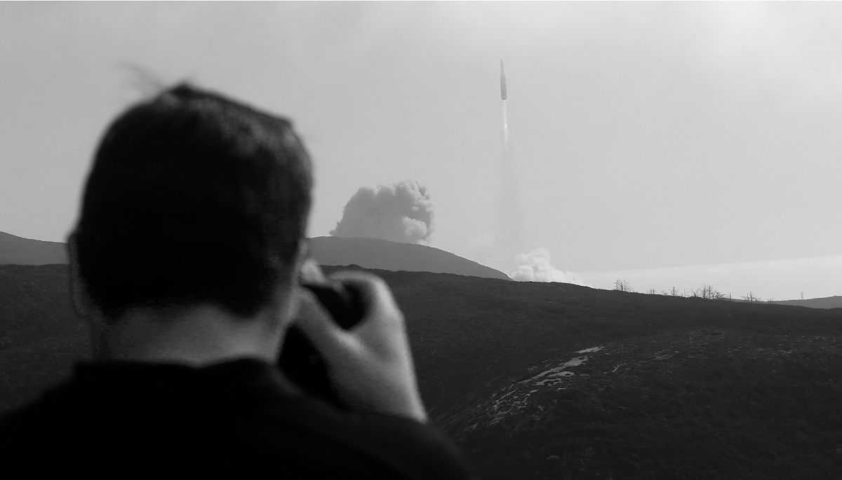 Décollage d'un lanceur lourd américain Delta IV Heavy de la base de Vandenberg, en Californie, pour la mise en orbite d'un satellite espion pour le compte du National Reconnaissance Office, le 24 septembre 2022.