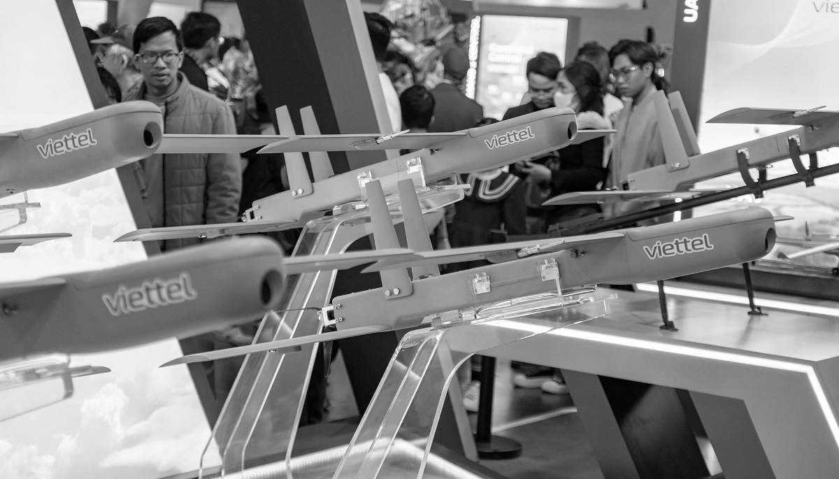 Le groupe Viettel participait à la Vietnam International Defense Expo 2024, organisée à l'aéroport de Gia Lam en décembre 2024, à Hanoi. 
