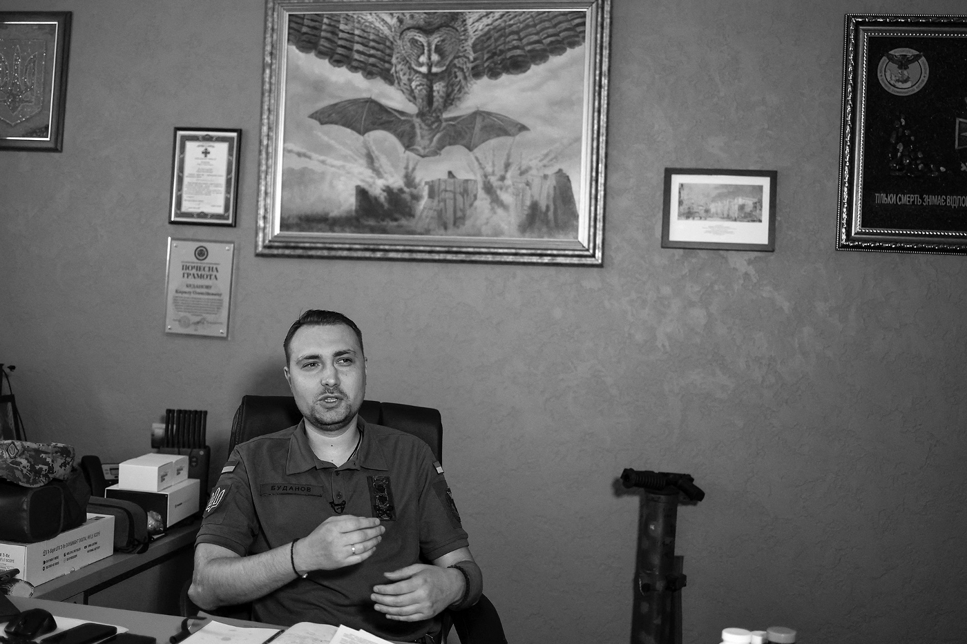 Le major general Kirilo Boudanov, chef du renseignement militaire de l'Ukraine, le 25 juin 2022.
