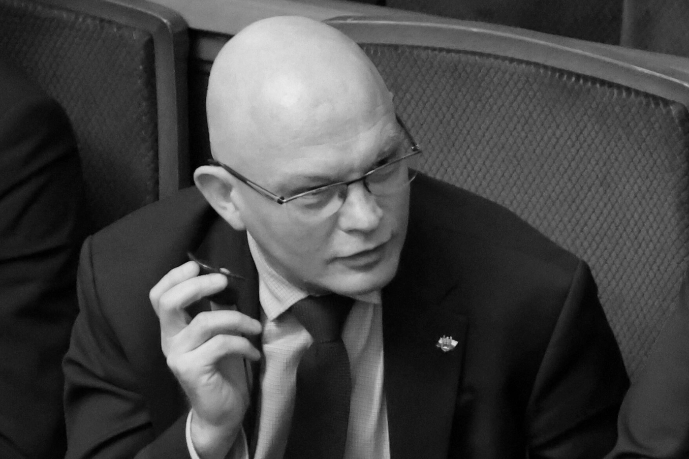 Le député polonais du parti majoritaire à la Diète Droit et Justice, Waldemar Andzel.