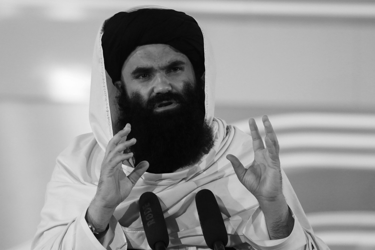 Le ministre taliban de l'intérieur Sirajuddin Haqqani.