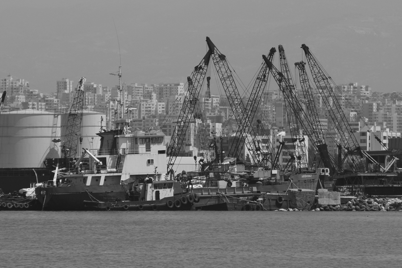 Le port de Tripoli au Liban.
