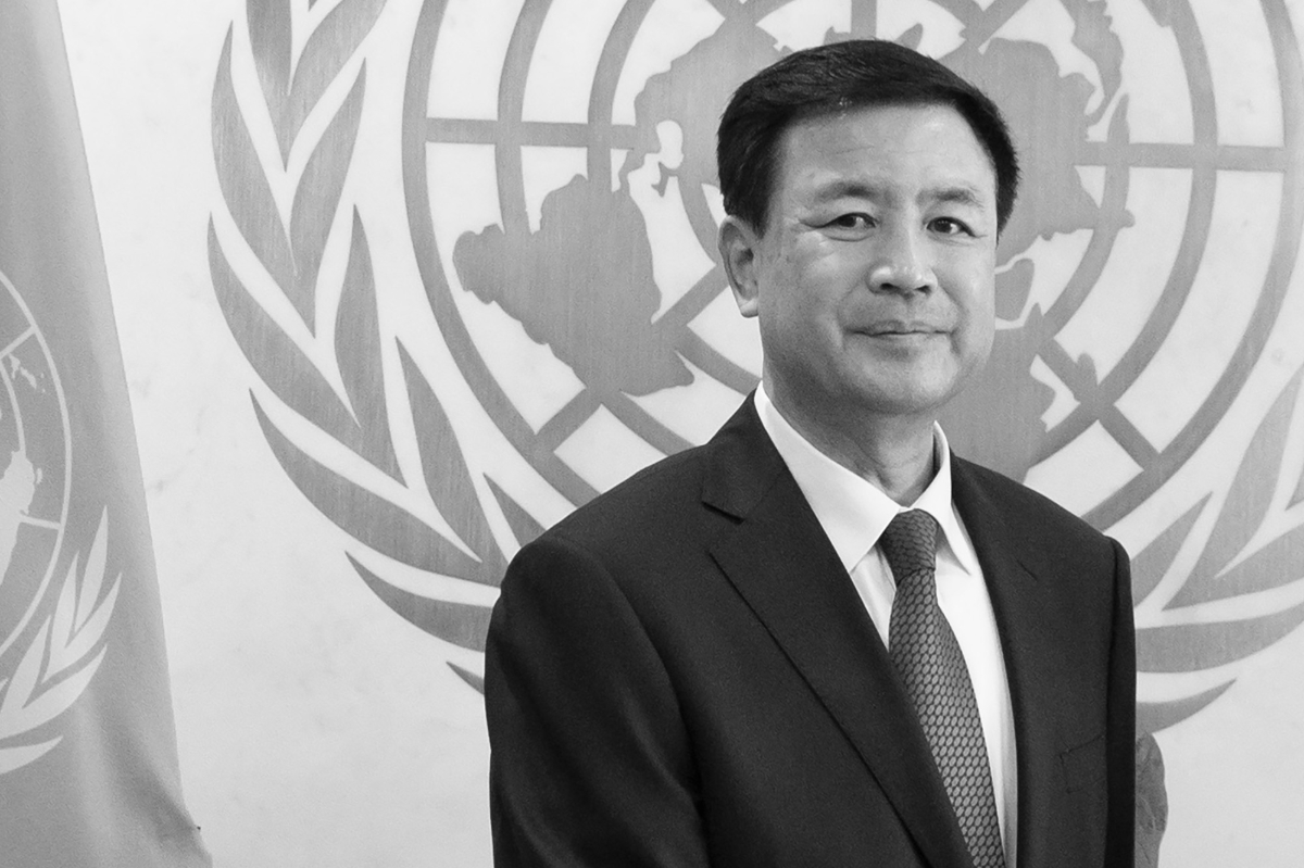 Le secrétaire du Parti communiste chinois auprès du Gonganbu, Wang Xiaohong.