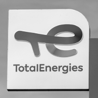 Logo de TotalEnergies. &copy; Matthias Balk/DPA/Picture Alliance/Newscom/MaxPPP