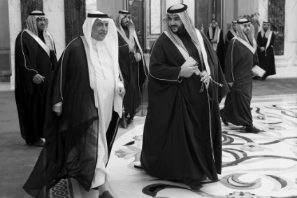 Khaled bin Salman (à droite), vice-ministre de la défense d'Arabie saoudite.
