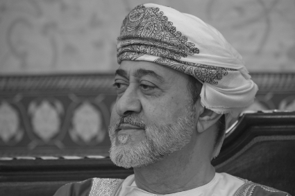 Le sultan d'Oman, Haitham bin Tariq al-Said.