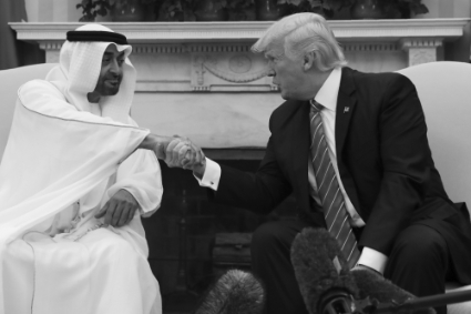 Mohamed bin Zayed al-Nahyan et Donald Trump ont renforcé leur alliance militaire dès mai 2017.