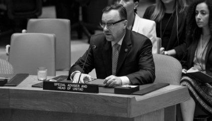 Christian Ritscher, chef de l'Unitad, la mission d’enquête des Nations unies (ONU) sur les crimes commis en Irak par l’organisation État islamique 
