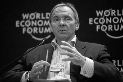 John Manzoni lors du forum économique mondial de Davos, en 2012.