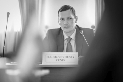 Le vice-ministre de l'Intérieur ukrainien Evgeni Enine.