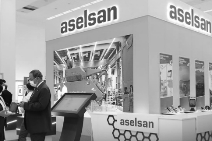 Le stand d'Aselsan au salon Efficiency et Technology Fair, qui s'est tenu à Ankara, du 9 au 12 juin 2021.