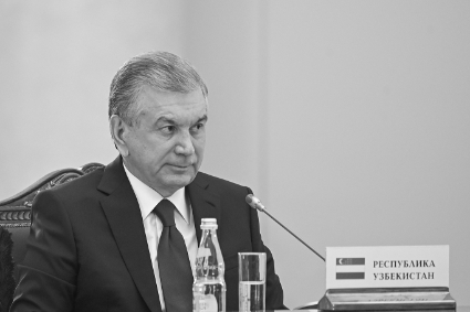 Le président ouzbek Shavkat Mirziyoyev.