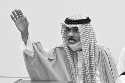 L'émir du Koweit, Nawaf al-Ahmad al-Jaber al-Sabah.