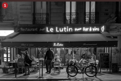 Le restaurant Le Lutin, 2 bis rue Fourcroy, Paris (17e).