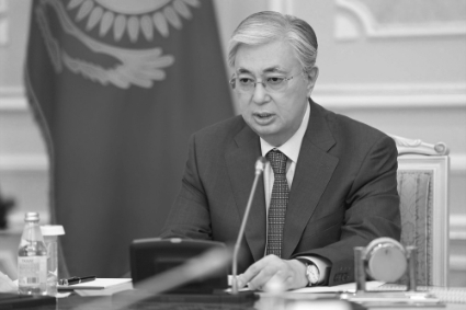 Le président du Kazakhstan, Kassym-Jomart Tokaïev.