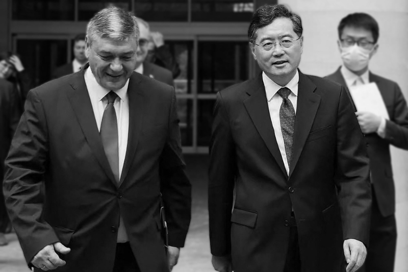 Le vice-ministre russe des affaires étrangères Andreï Roudenko a rencontré le 25 juin à Pékin son homologue chinois Qin Gang.