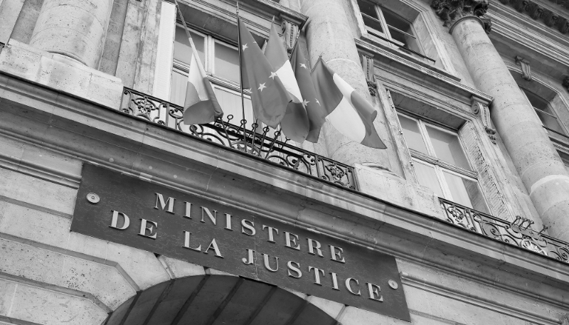 Ministère de la justice, Paris.