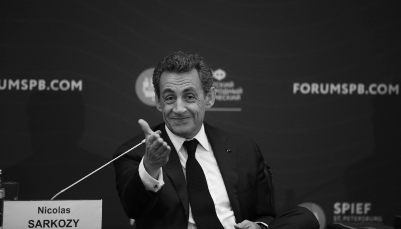 L'ancien président français Nicolas Sarkozy au Forum économique international de Saint-Pétersbourg, le 16 juin 2016.