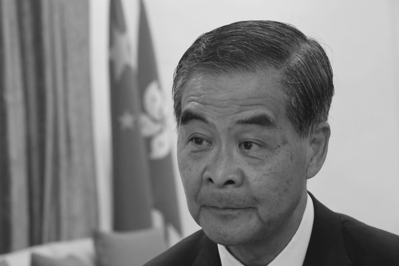 L'ex-chef de l'exécutif de Hong Kong, Leung Chun-ying.