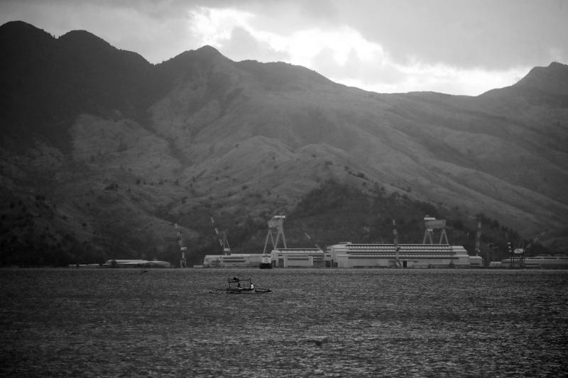 Le chantier naval Aguila Subic, aux Philippines.