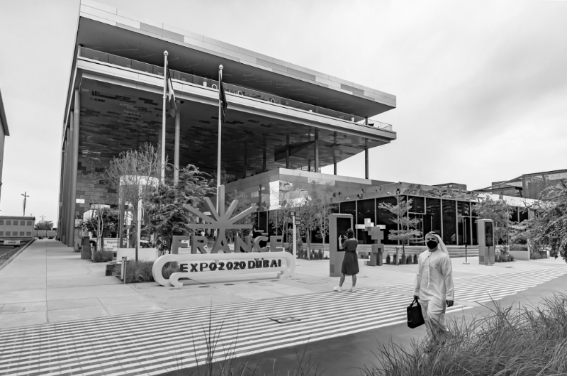 Le pavillon français de l'Exposition universelle de Dubaï va être entièrement démonté et reconstruit sur le campus du CNES à Toulouse d'ici à 2024. Il sera rapatrié en France par CMA CGM.