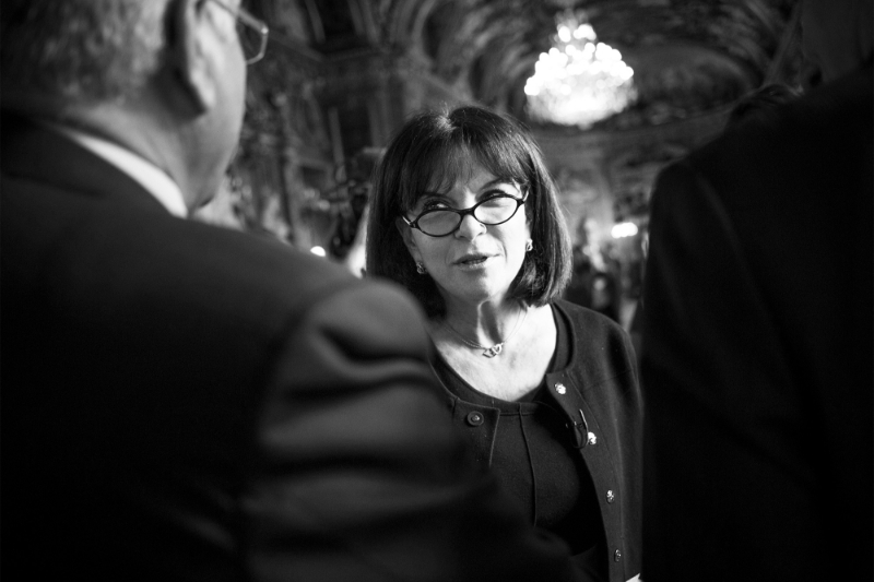 La sénatrice française Nathalie Goulet.