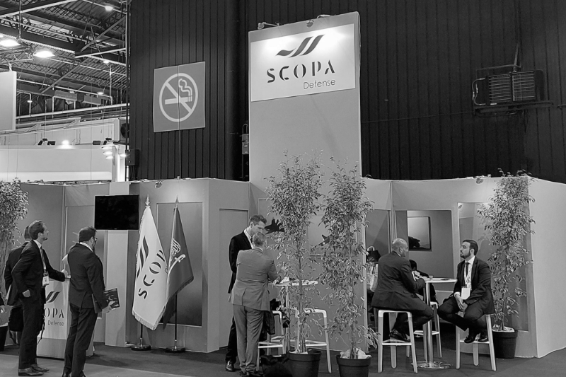 Scopa Industries au salon Euronaval, qui s'est tenu au Bourget du 18 au 21 octobre.