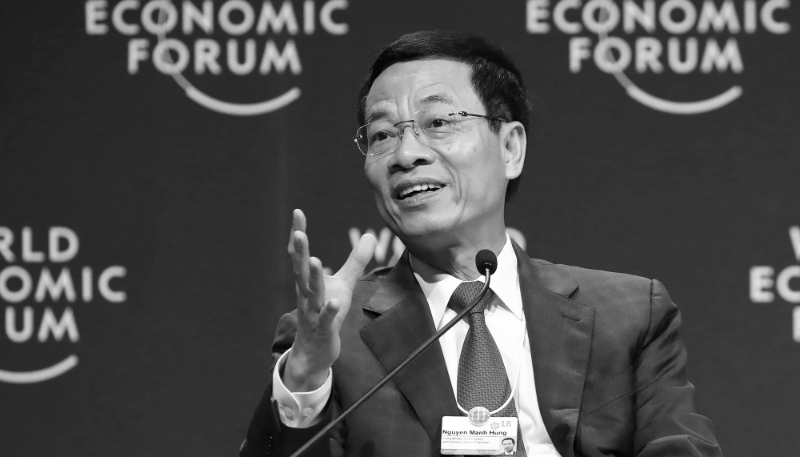 Le ministre vietnamien de l'information et des télécommunications, Nguyen Manh Hung, à Hanoï, le 13 septembre 2018.
