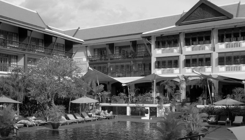 L'hôtel de luxe Victoria Angkor, en plein cœur de Siem Reap, au Cambodge.