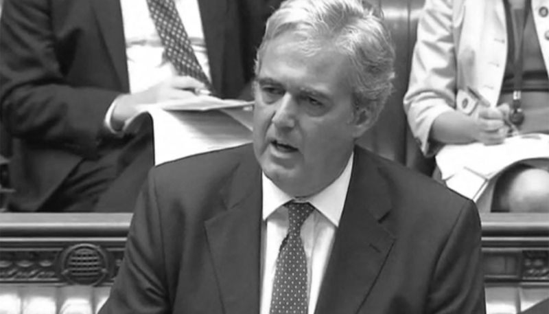 Le député conservateur Mark Garnier à la chambre des communes, en septembre 2016. 