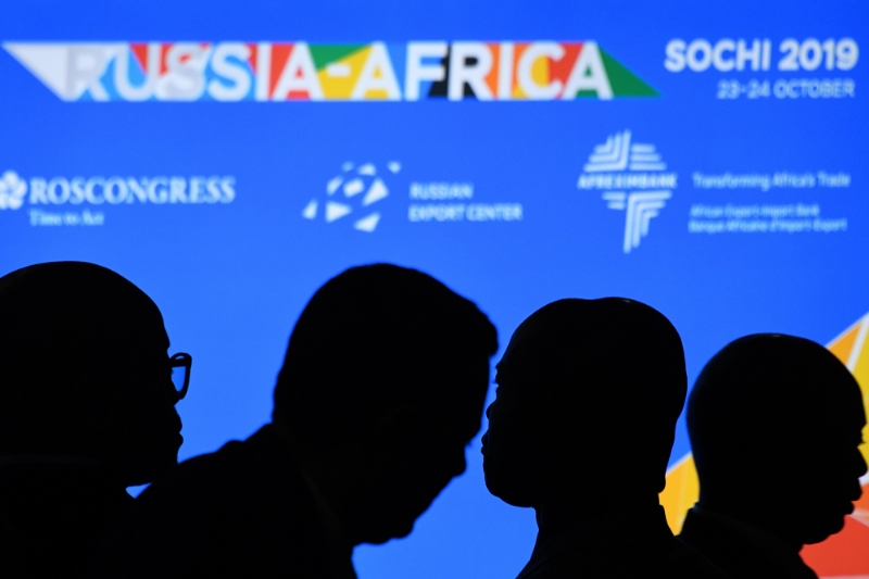 Le Forum Russie-Afrique de Sotchi en octobre 2019, organisé par la Roscongress Foundation.