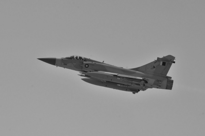 L'un des douze Mirage 2000-5 de l'armée de l'air qatarie.
