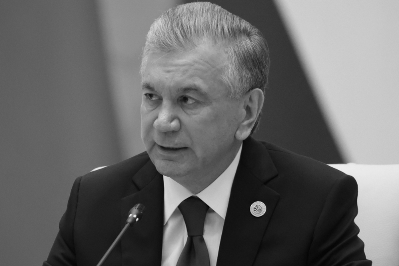 Le président ouzbek Shavkat Mirziyoyev.