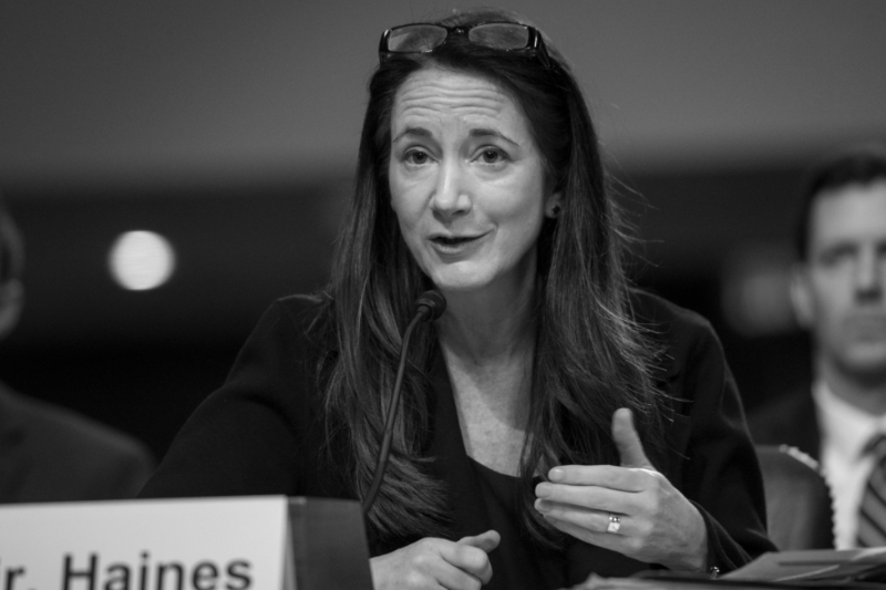 La directrice du renseignement national (DNI), Avril Haines, lors de son audition par le Senate Armed Services Committee le 4 mai 2023.