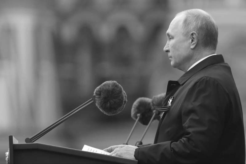 Le président russe Vladimir Poutine en mai 2021.