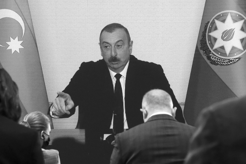 Ilham Aliyev, président de la république d'Azerbaïdjan.