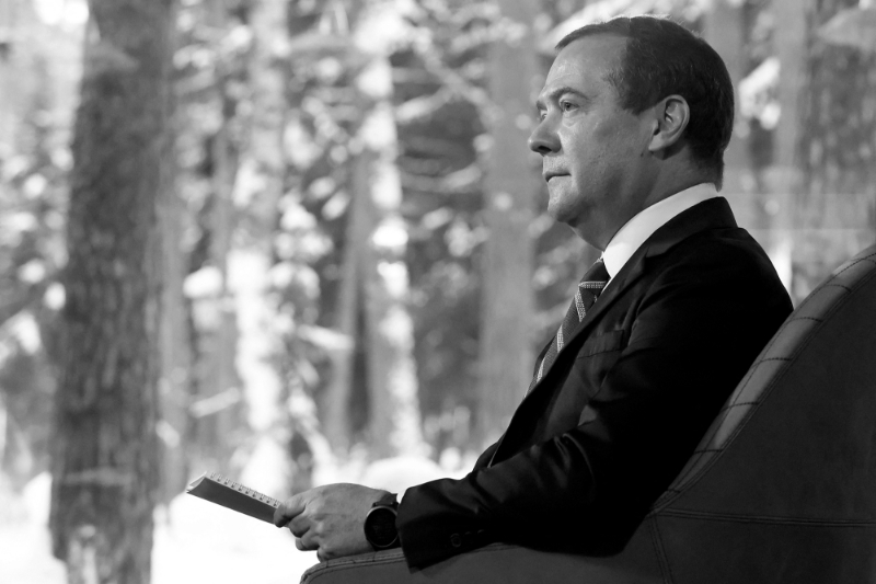 L'ex-président russe Dmitri Medvedev.
